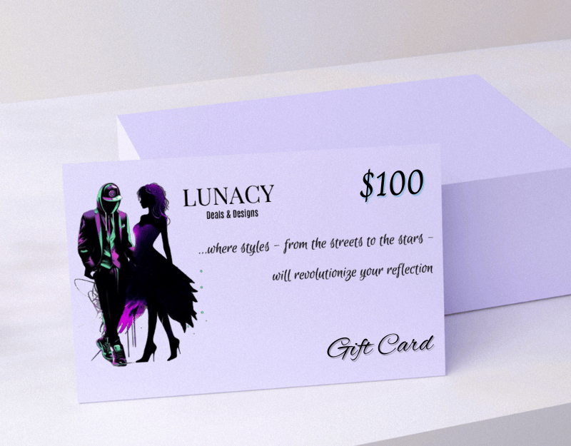 Give the gift of choice with a Lunacy Deals & Designs gift card!