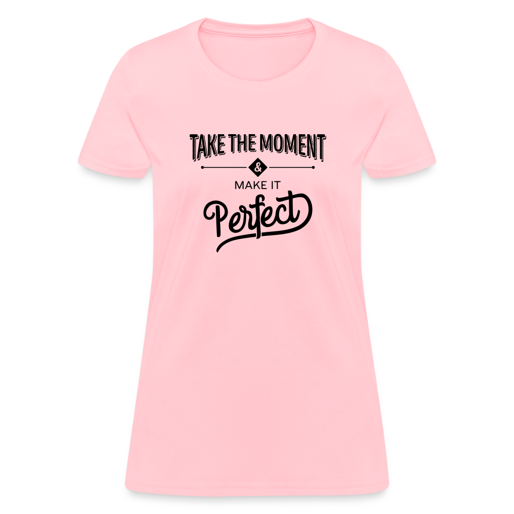 Women's Classic Cotton Tee | COSTOMIZABLE (front) - pink