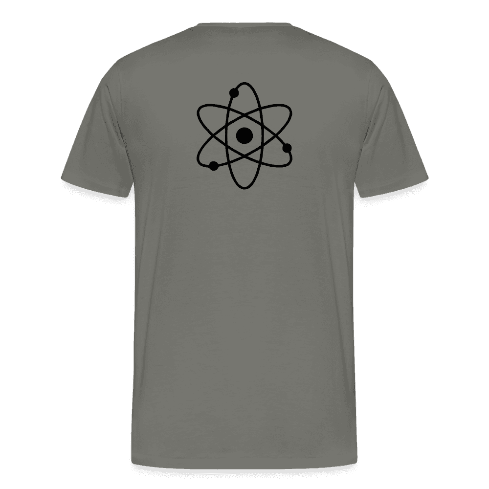 Men's CUSTOMIZABLE  Premium Lightweight T-Shirt - asphalt gray