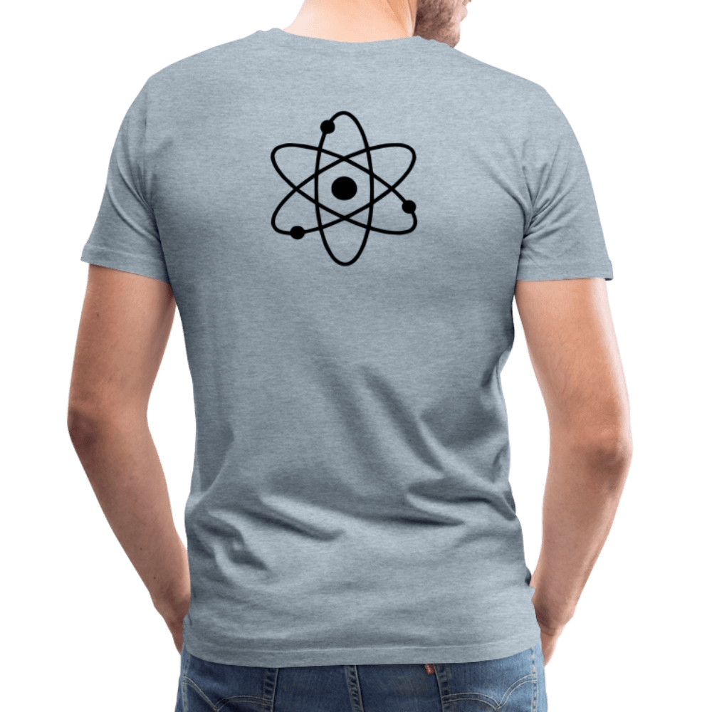 Men's CUSTOMIZABLE  Premium Lightweight T-Shirt - heather ice blue