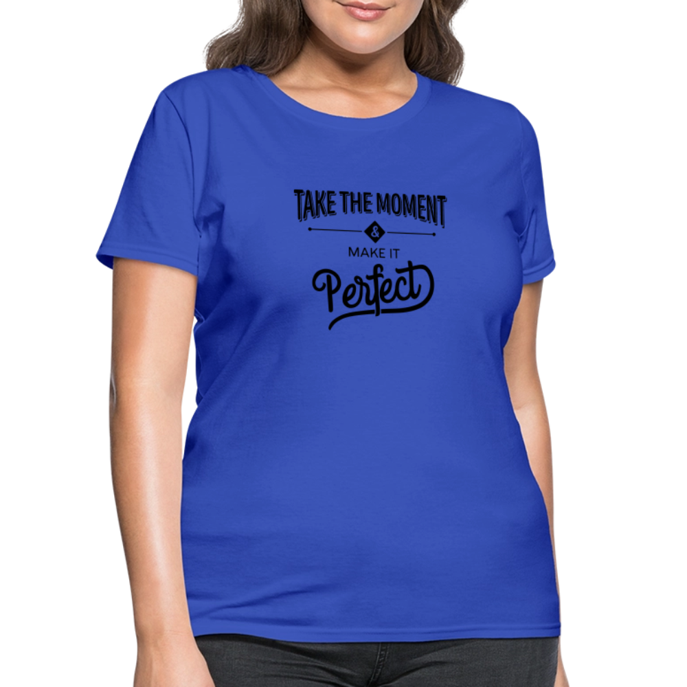 Women's Classic Cotton Tee | COSTOMIZABLE (front) - royal blue