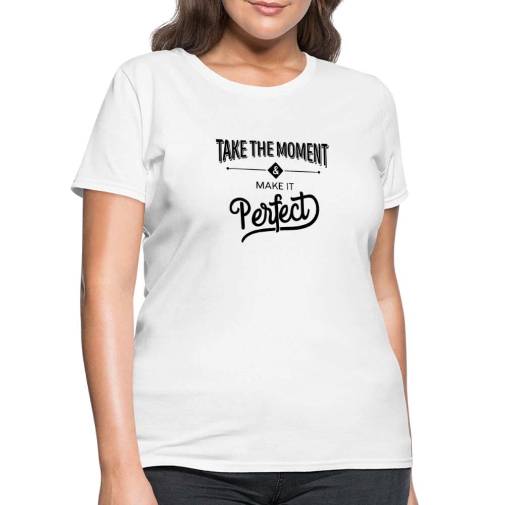 Women's Classic Cotton Tee | COSTOMIZABLE (front) - white