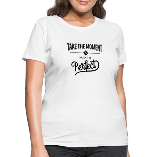 Women's Classic Cotton Tee | COSTOMIZABLE (front) - white