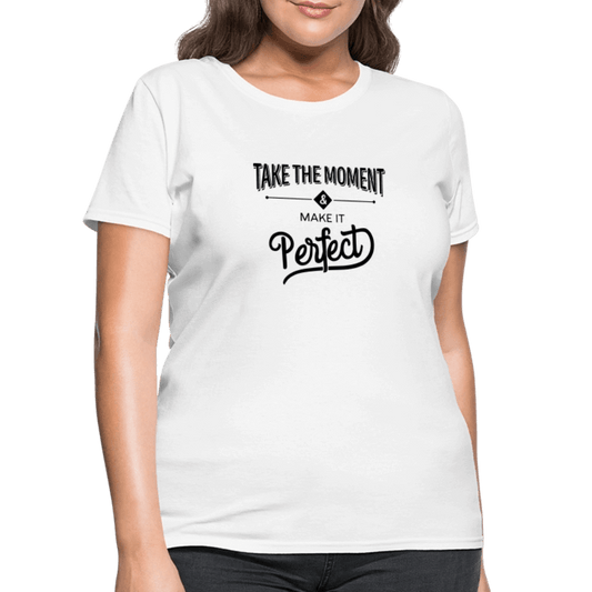 Women's Classic Cotton Tee | COSTOMIZABLE (front) - white