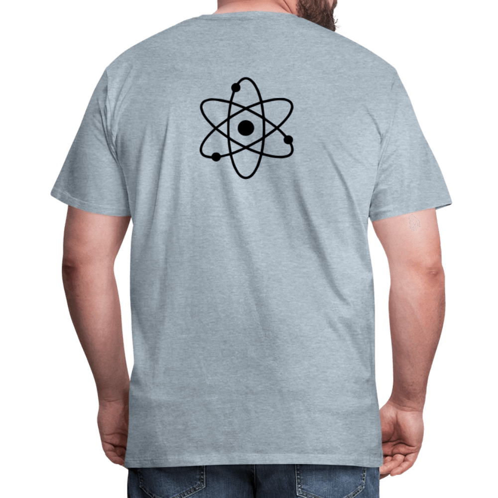 Men's CUSTOMIZABLE  Premium Lightweight T-Shirt - heather ice blue