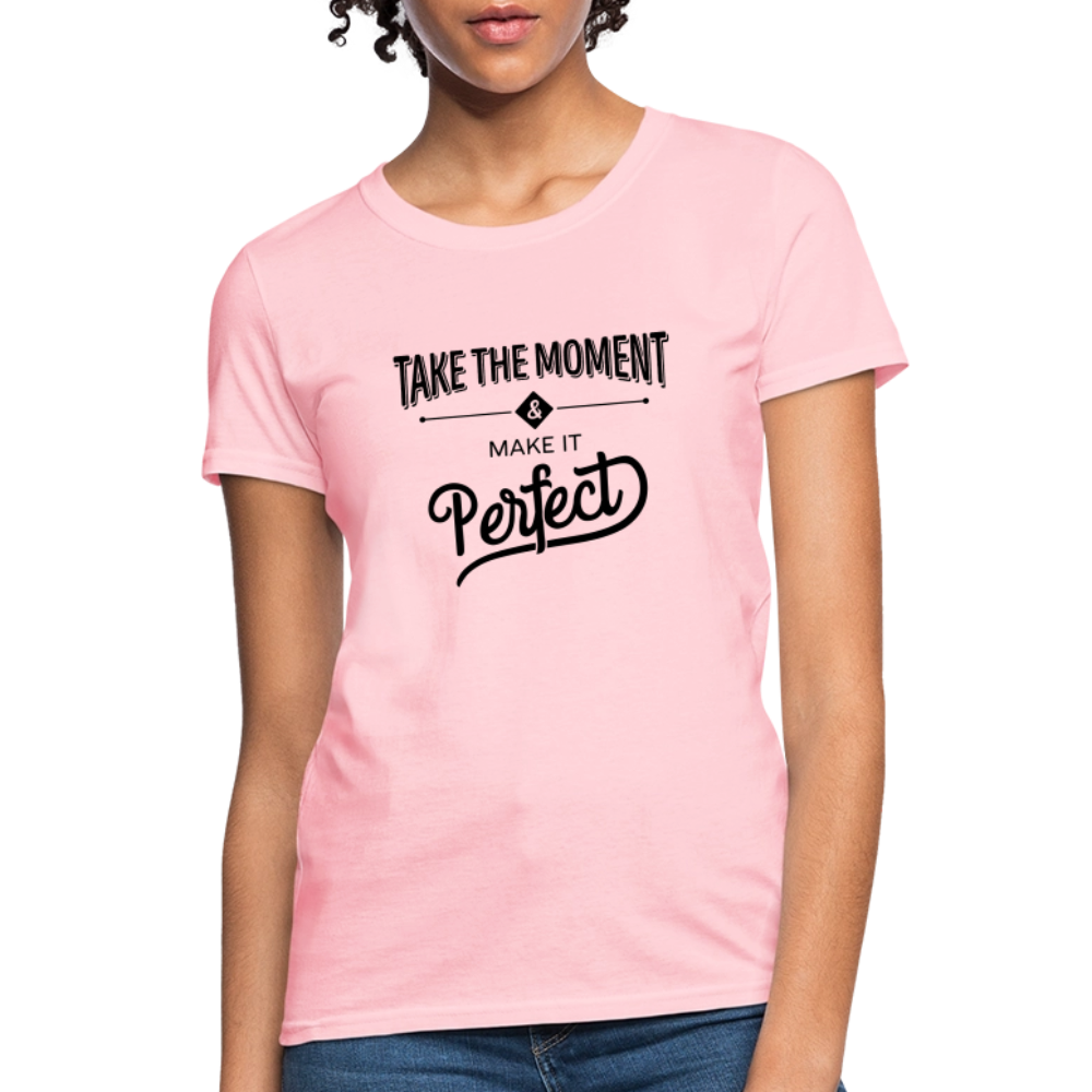 Women's Classic Cotton Tee | COSTOMIZABLE (front) - pink
