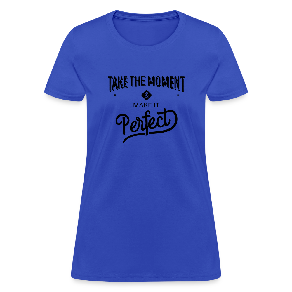 Women's Classic Cotton Tee | COSTOMIZABLE (front) - royal blue