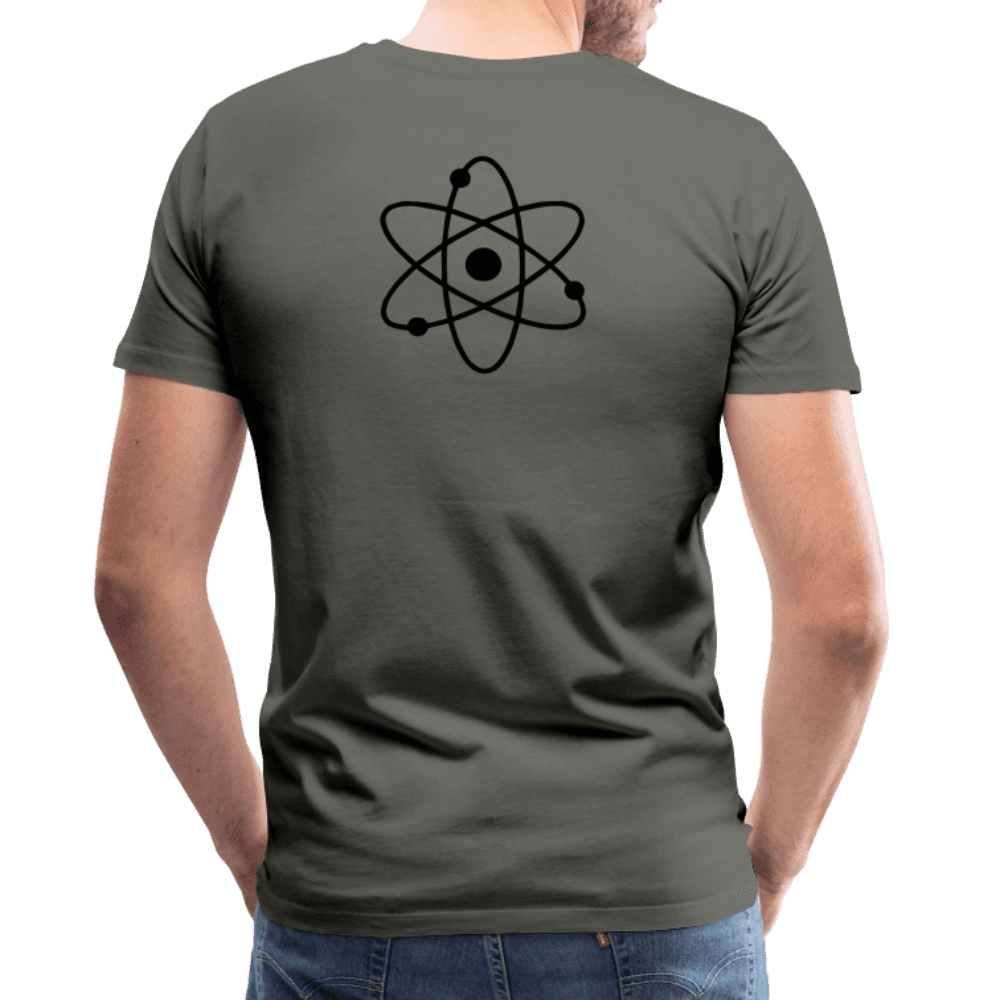 Men's CUSTOMIZABLE  Premium Lightweight T-Shirt - asphalt gray