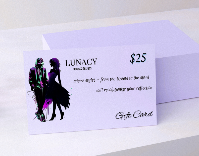 Give the gift of choice with a Lunacy Deals & Designs gift card!