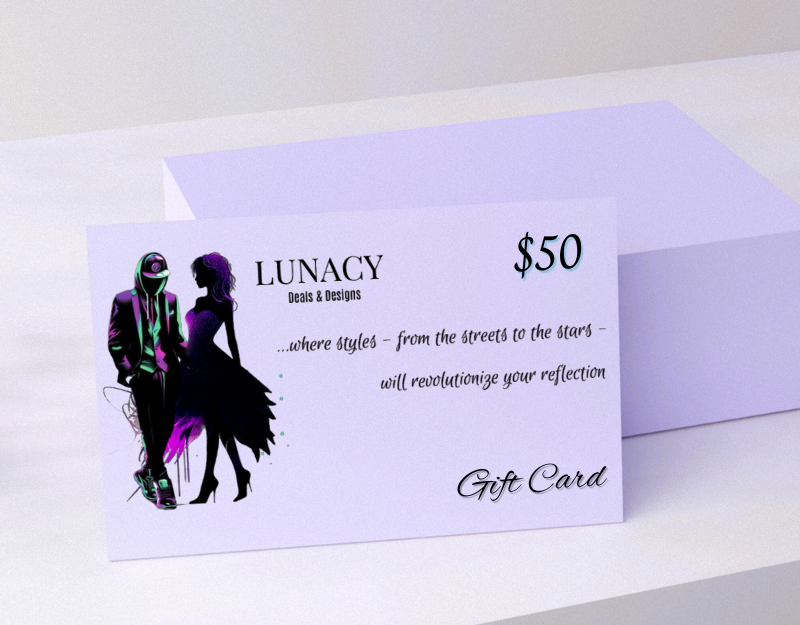 Give the gift of choice with a Lunacy Deals & Designs gift card!