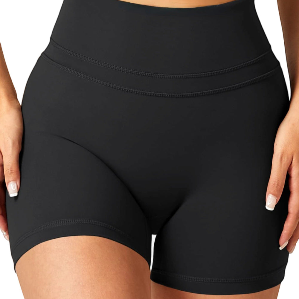 Women's Athletic High Waist Yoga Shorts – Stretch & Support