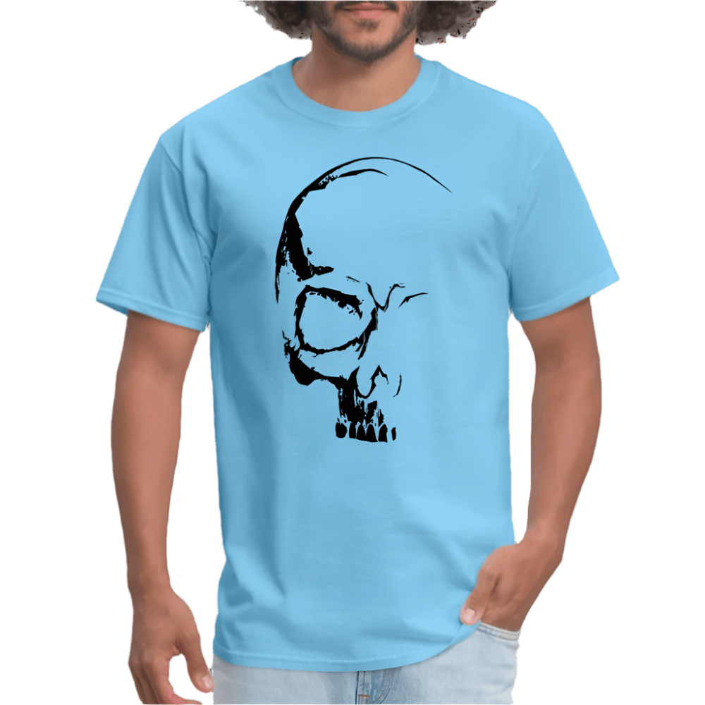 Classic Crew Neck T-Shirt | CUSTOMIZABLE (front & back) - aquatic blue