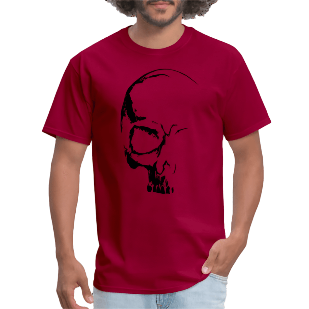 Classic Crew Neck T-Shirt | CUSTOMIZABLE (front & back) - dark red