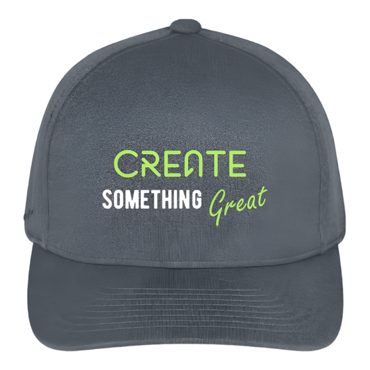 Flexfit Mélange Baseball Cap | Customizable (front & back) - dark heather gray