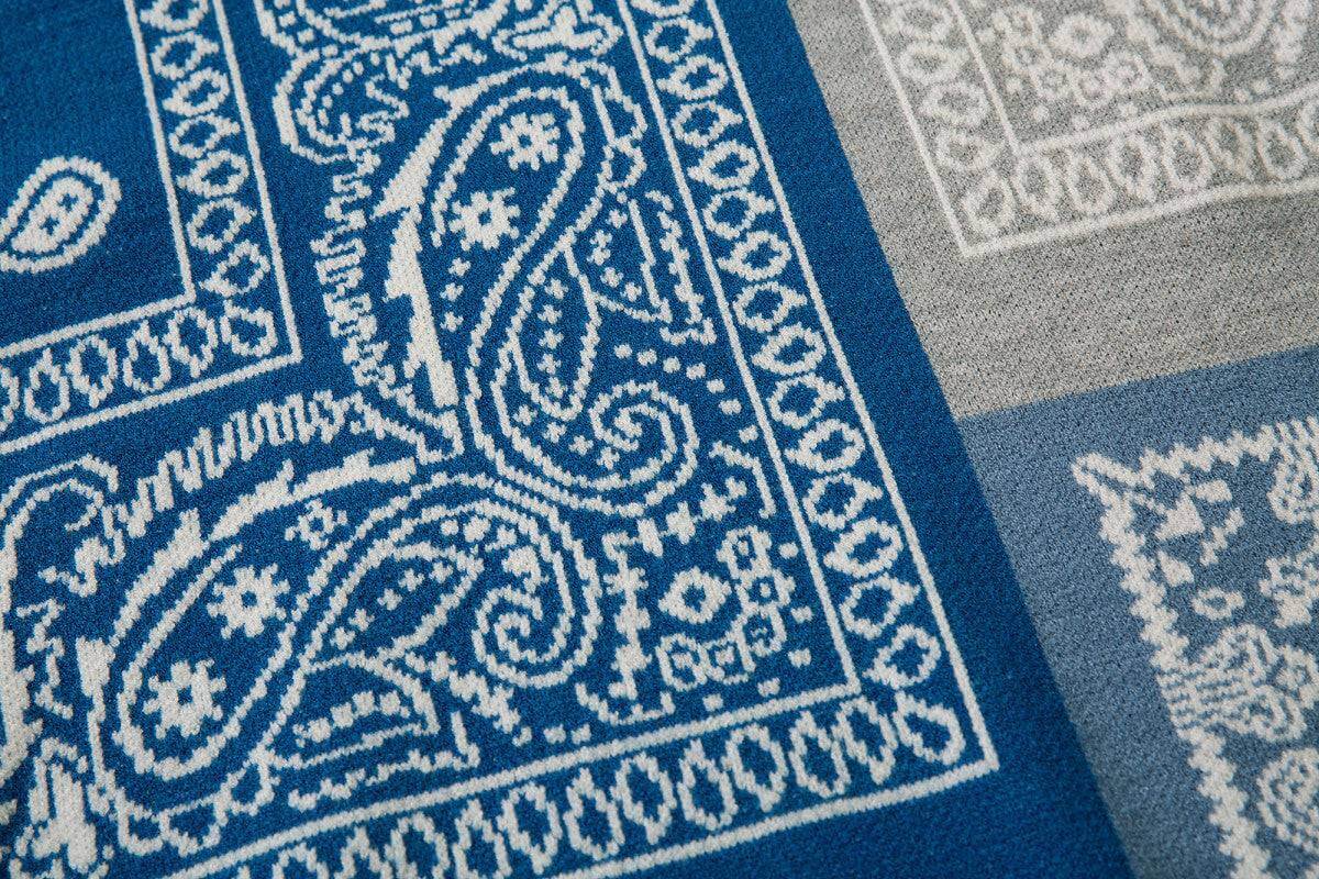 Men's Knitted Paisley Print Sweater paisley