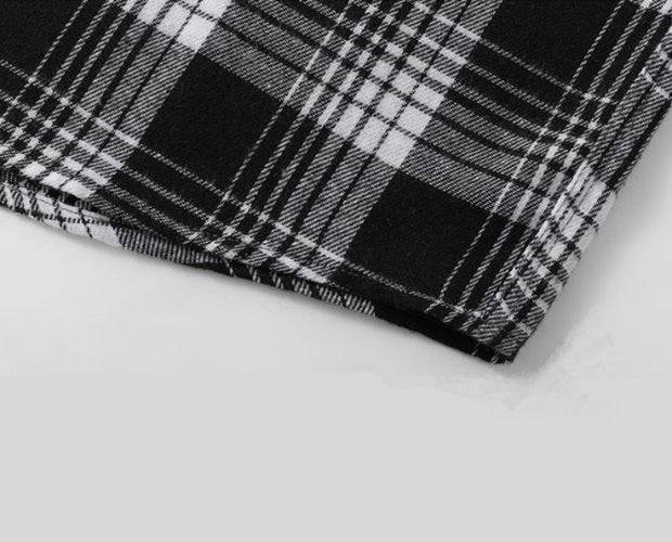 Men's Plaid Long Sleeve Button Up Shirt - Lunacy Deals & Designs