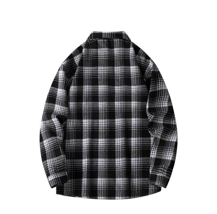 Men's Plaid Long Sleeve Button Up Shirt - Lunacy Deals & Designs