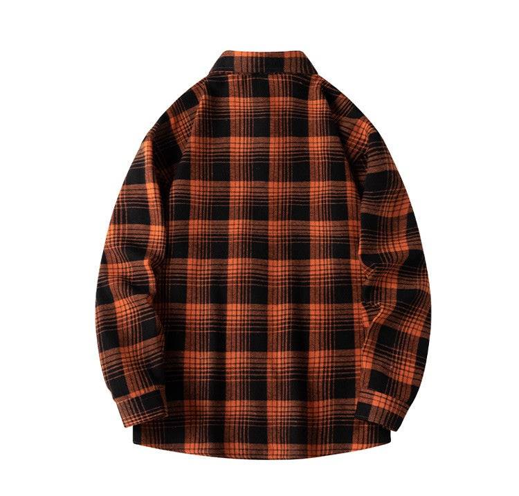 Men's Plaid Long Sleeve Button Up Shirt - Lunacy Deals & Designs