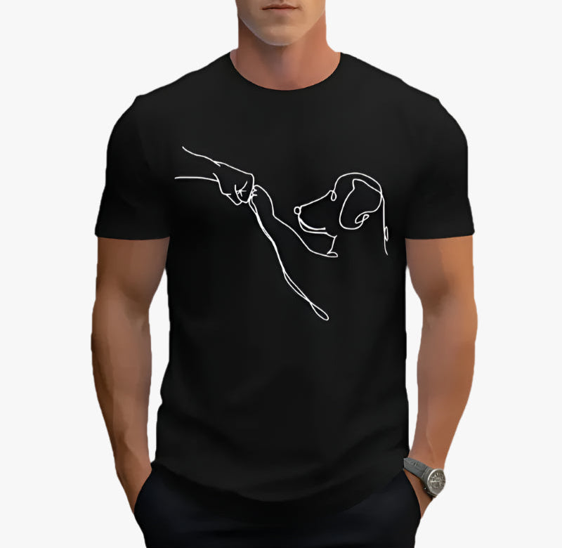 Men's Short-Sleeved Best Bros Cotton T-shirt