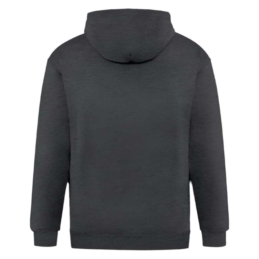 Men's Zip Hoodie (Customizable: Chest) - deep heather