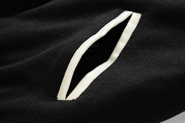 Black & white jacket pocket