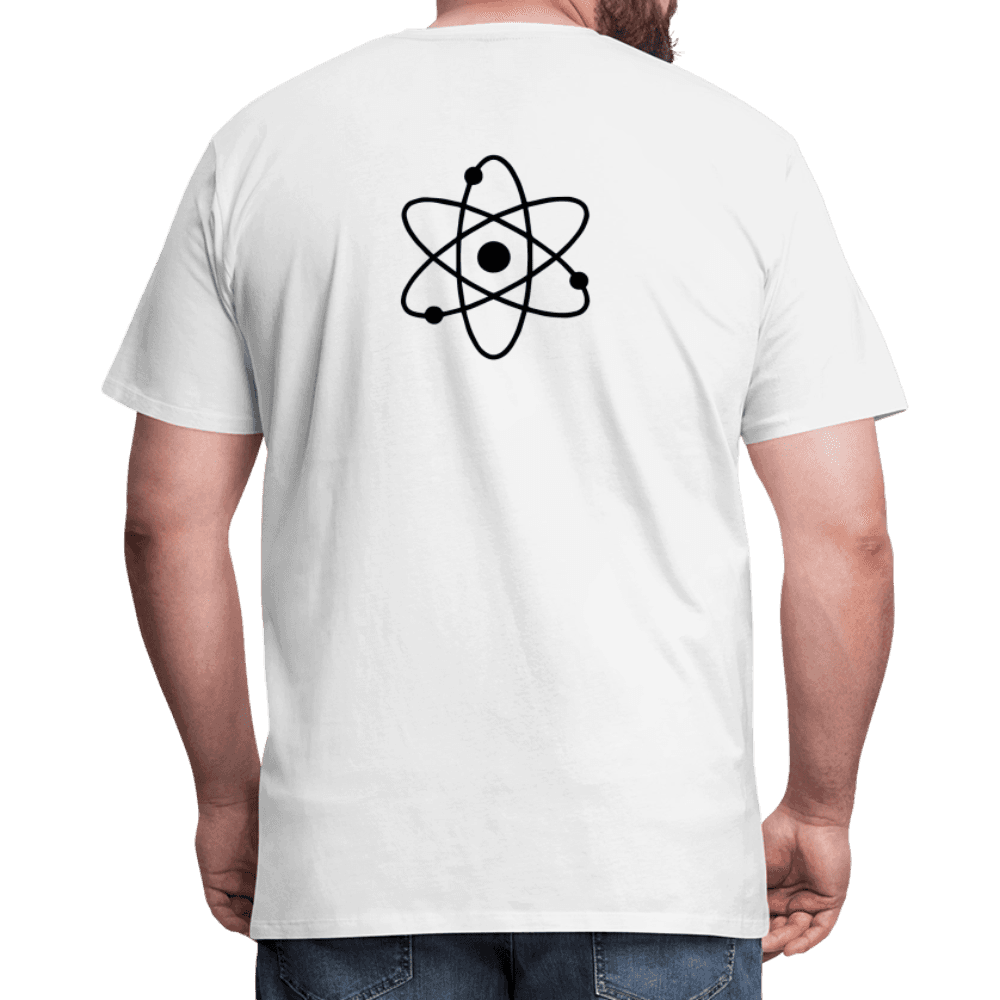 Men's CUSTOMIZABLE  Premium Lightweight T-Shirt - white