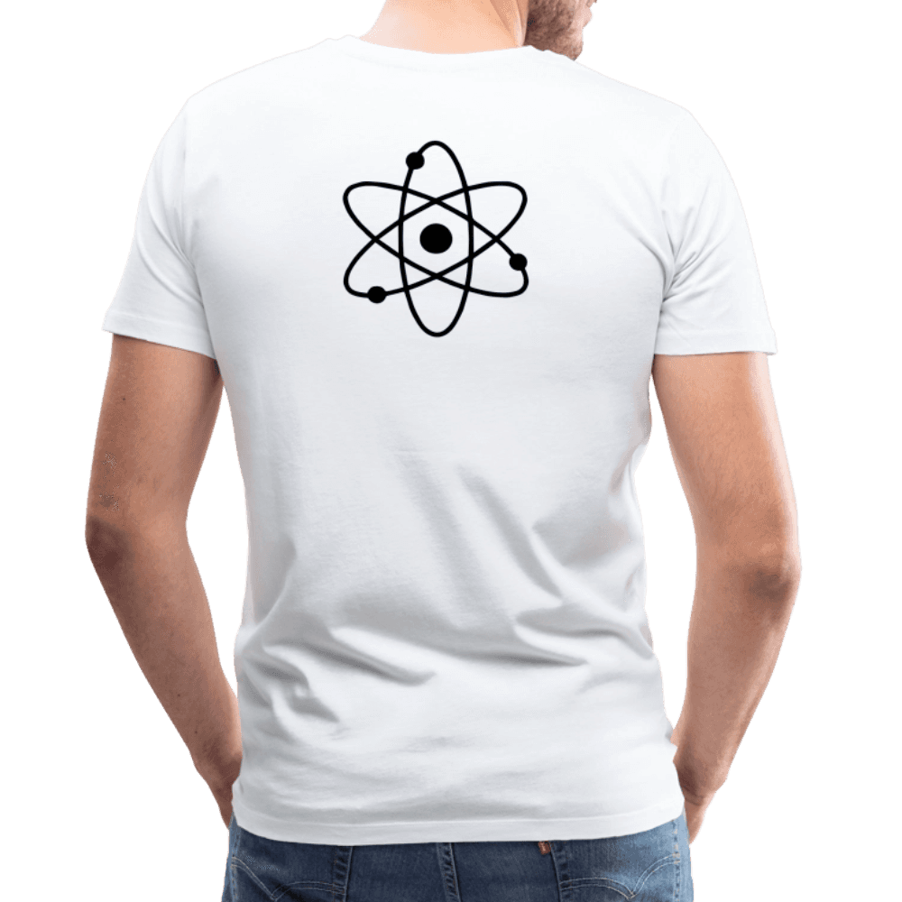 Men's CUSTOMIZABLE  Premium Lightweight T-Shirt - white