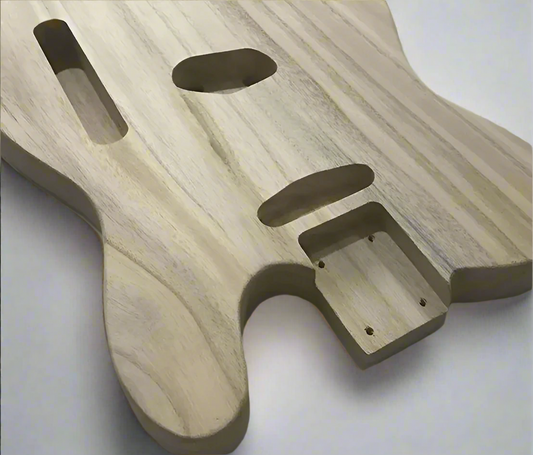 Pre-Cut Unfinished Maple TL Electric Guitar Body