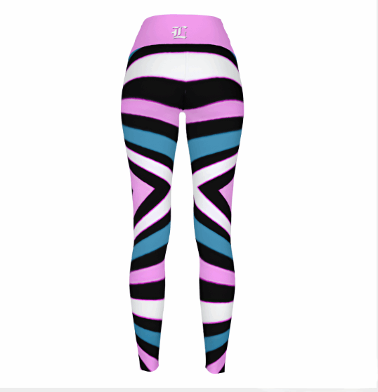Women's Cosmic Candy High Waist Stretchy Leggings - Lunacy Deals & Designs