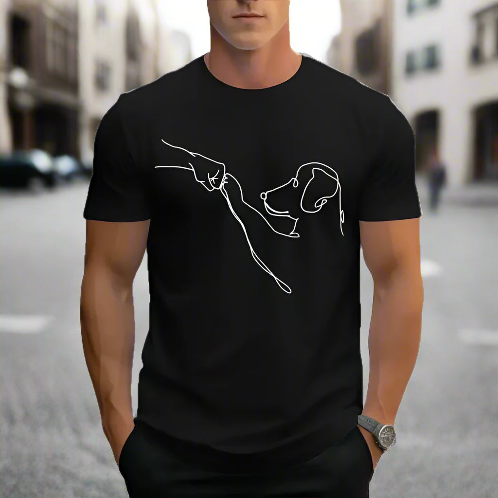 Men's Short-Sleeved Best Bros Cotton T-shirt