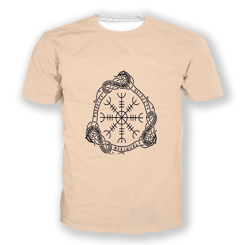 Viking Inspired Crew Neck T-Shirt - Lunacy Deals & Designs