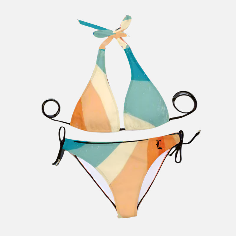 Vintage Vesper 2 Piece Halter Swimsuit - Lunacy Deals & Designs