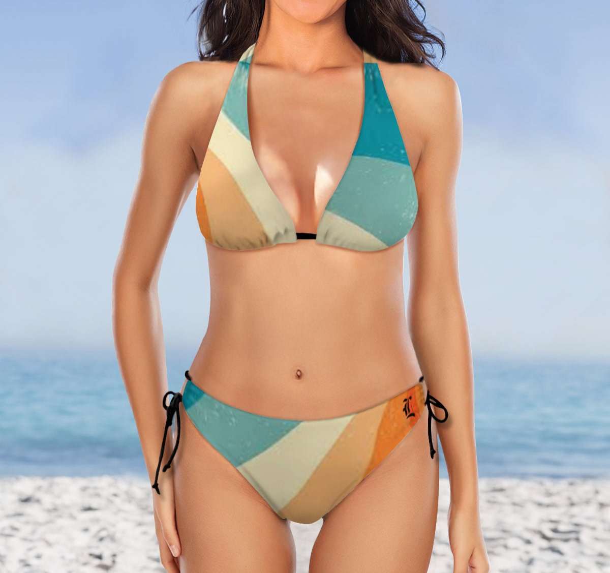 Vintage Vesper 2 Piece Halter Swimsuit - Lunacy Deals & Designs