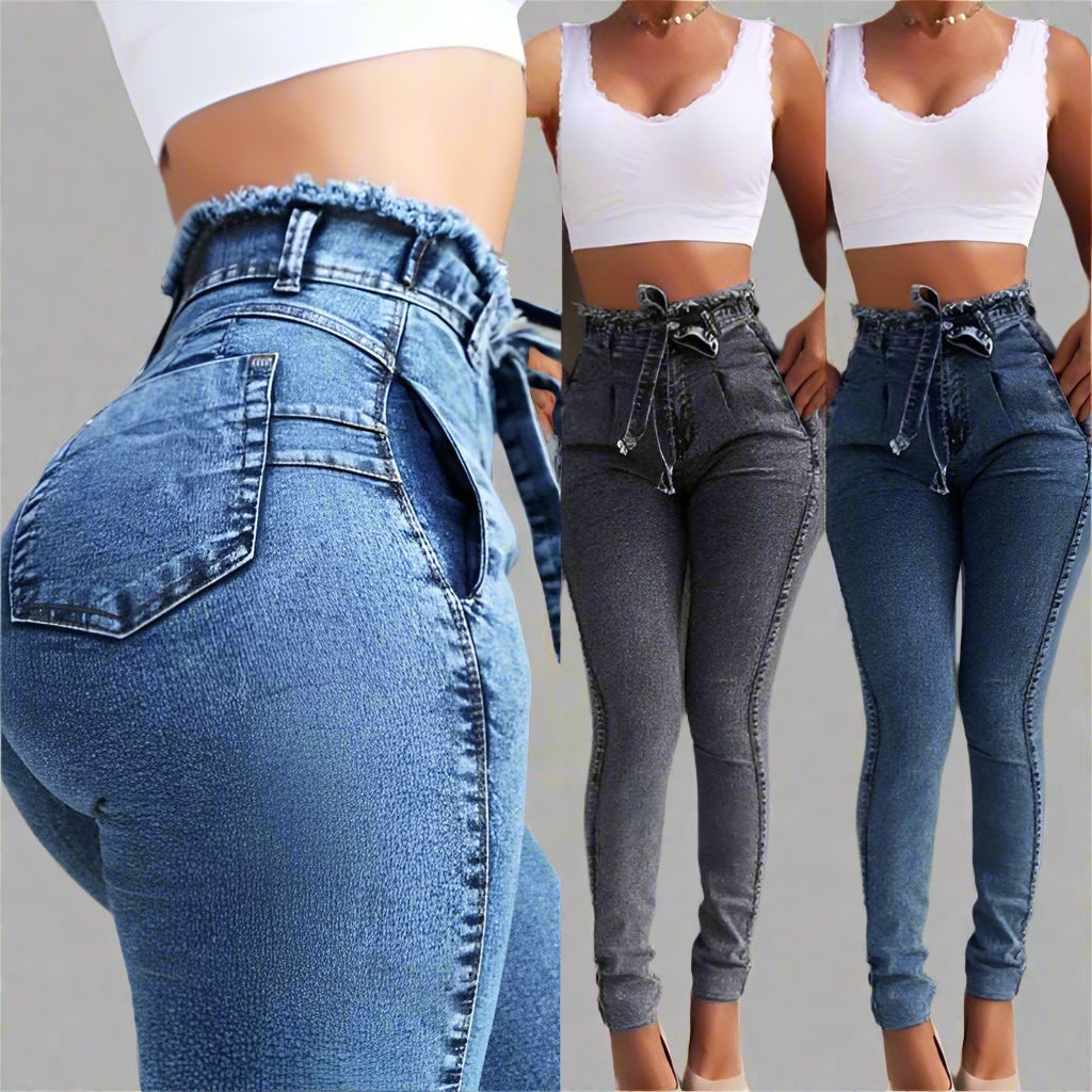 Women's High-Rise Stretchy Jeans - Lunacy Deals & Designs
