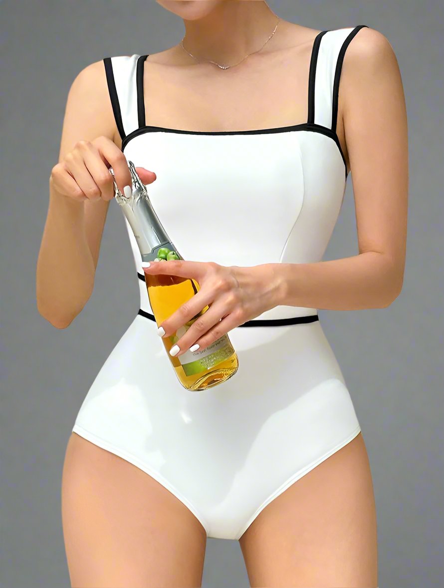 Women's 1-Piece Pin-Up Style Swimsuit - Lunacy Deals & Designs