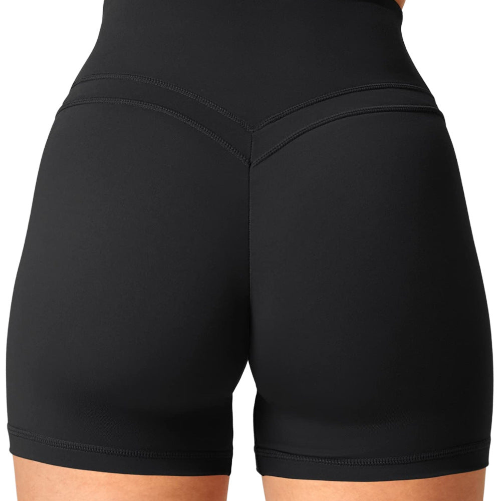 Women's Athletic High Waist Yoga Shorts – Stretch & Support