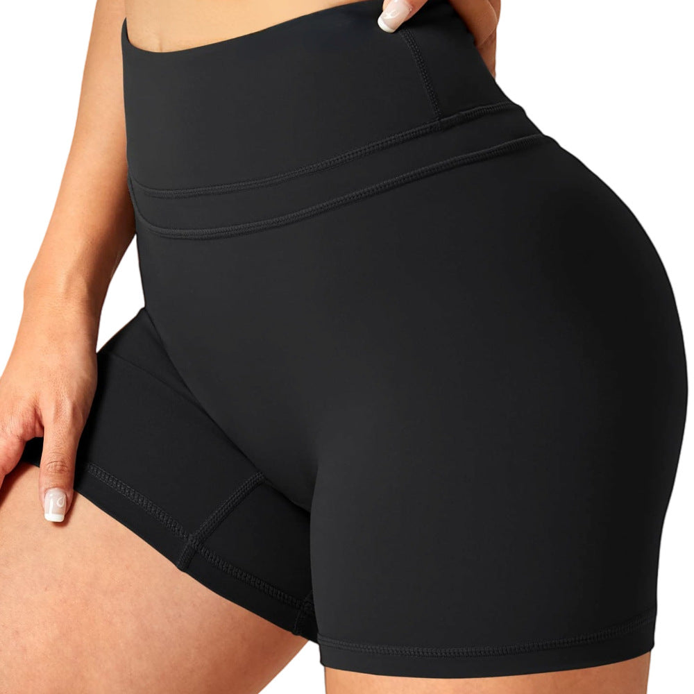 Women's Athletic High Waist Yoga Shorts – Stretch & Support