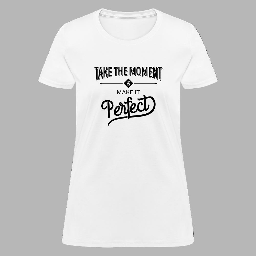 Women's Classic Cotton Tee | CUSTOMIZABLE (front) - white