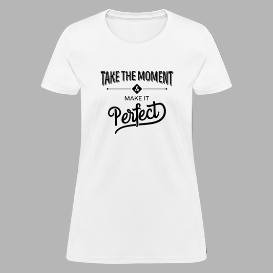 Women's Classic Cotton Tee | CUSTOMIZABLE (front) - white