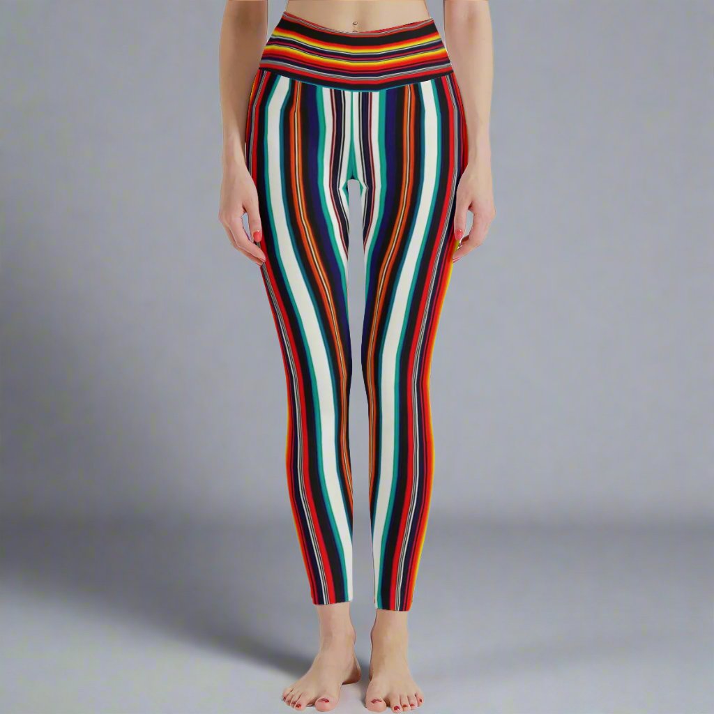 Women's Fiesta Forever High Waist Stretchy Leggings - Lunacy Deals & Designs