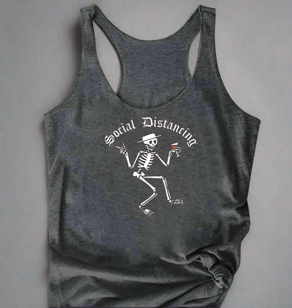 Women's Social Dist-ancing Tank Top - Lunacy Deals & Designs