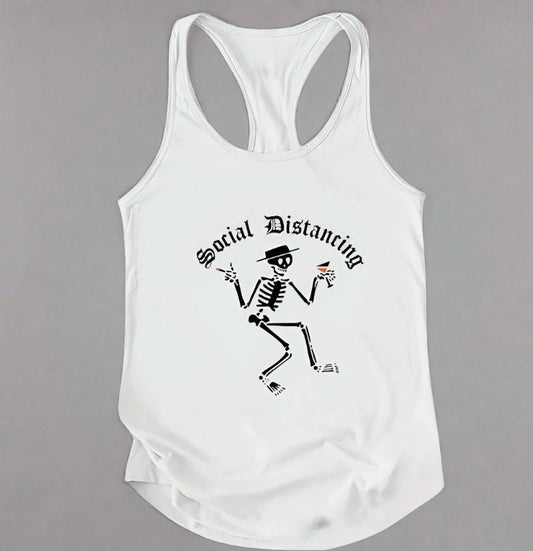 Women's Social Dist-ancing Tank Top - Lunacy Deals & Designs