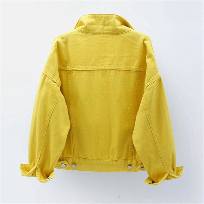 Women's Classic Denim Jacket (5 color options) - Lunacy Deals & Designs