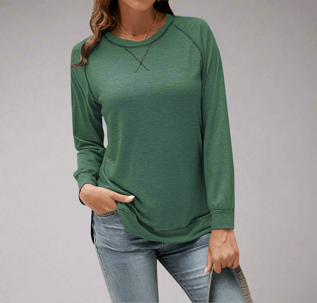 Women's Everyday Essential Long Sleeve Tee - Lunacy Deals & Designs
