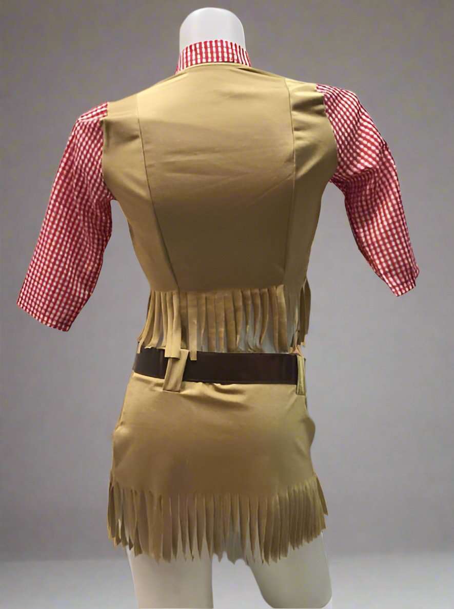 Women's Wild West Cowboy Hat and Fringe Cowgirl Costume - Lunacy Deals & Designs