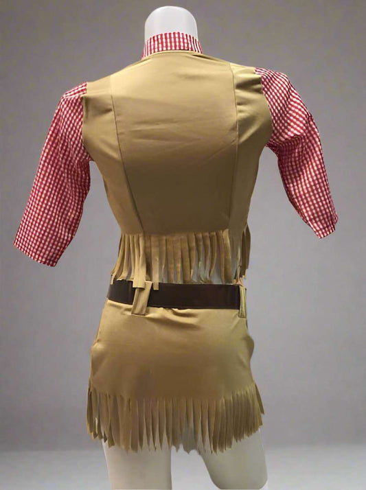 Women's Wild West Cowboy Hat and Fringe Cowgirl Costume - Lunacy Deals & Designs