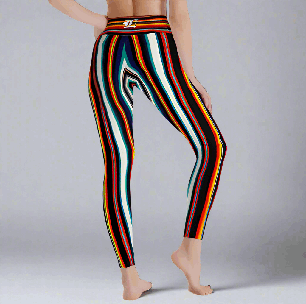 Women's Fiesta Forever High Waist Stretchy Leggings - Lunacy Deals & Designs