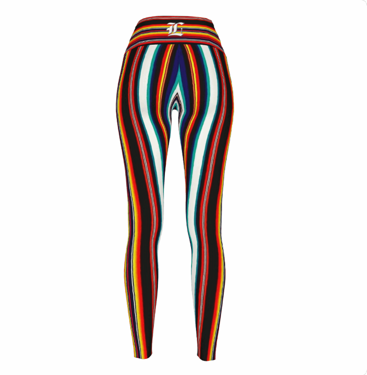 Women's Fiesta Forever High Waist Stretchy Leggings - Lunacy Deals & Designs