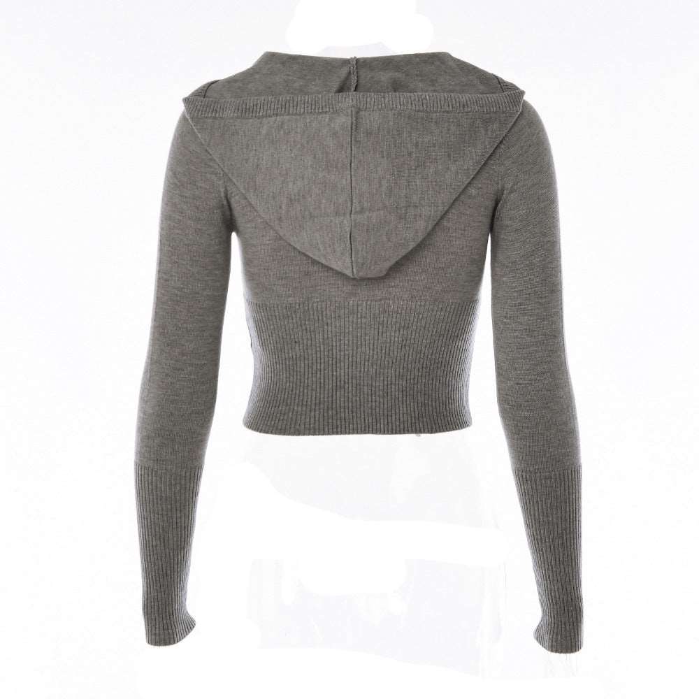 Women's Zip-Up Sweater & High Waist Pants Set - Lunacy Deals & Designs