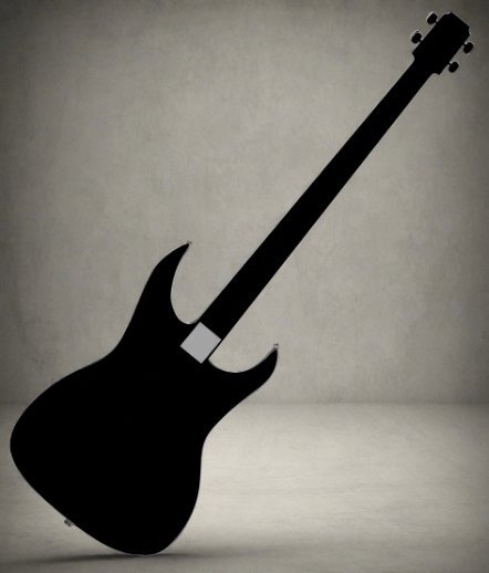 Silver Guitar Neck Plate with Screws - Lunacy Deals & Designs